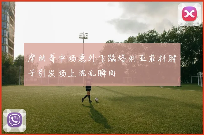 摩纳哥中场意外飞踹塔利亚菲科脖子引发场上混乱瞬间